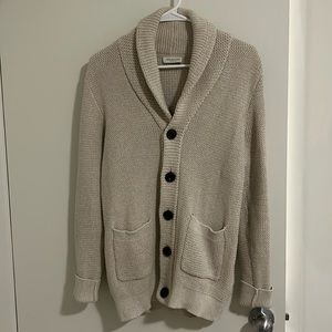 Cardigan, shawl neck. Size M
